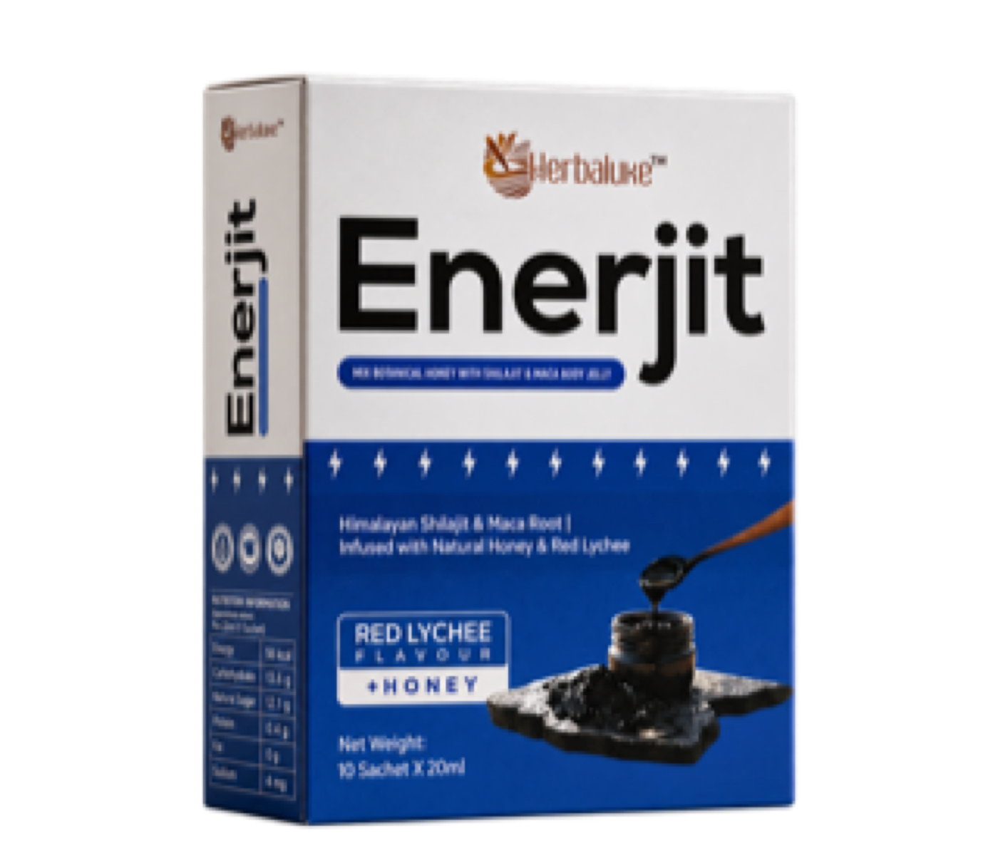 Pek Enerjit putih dan biru