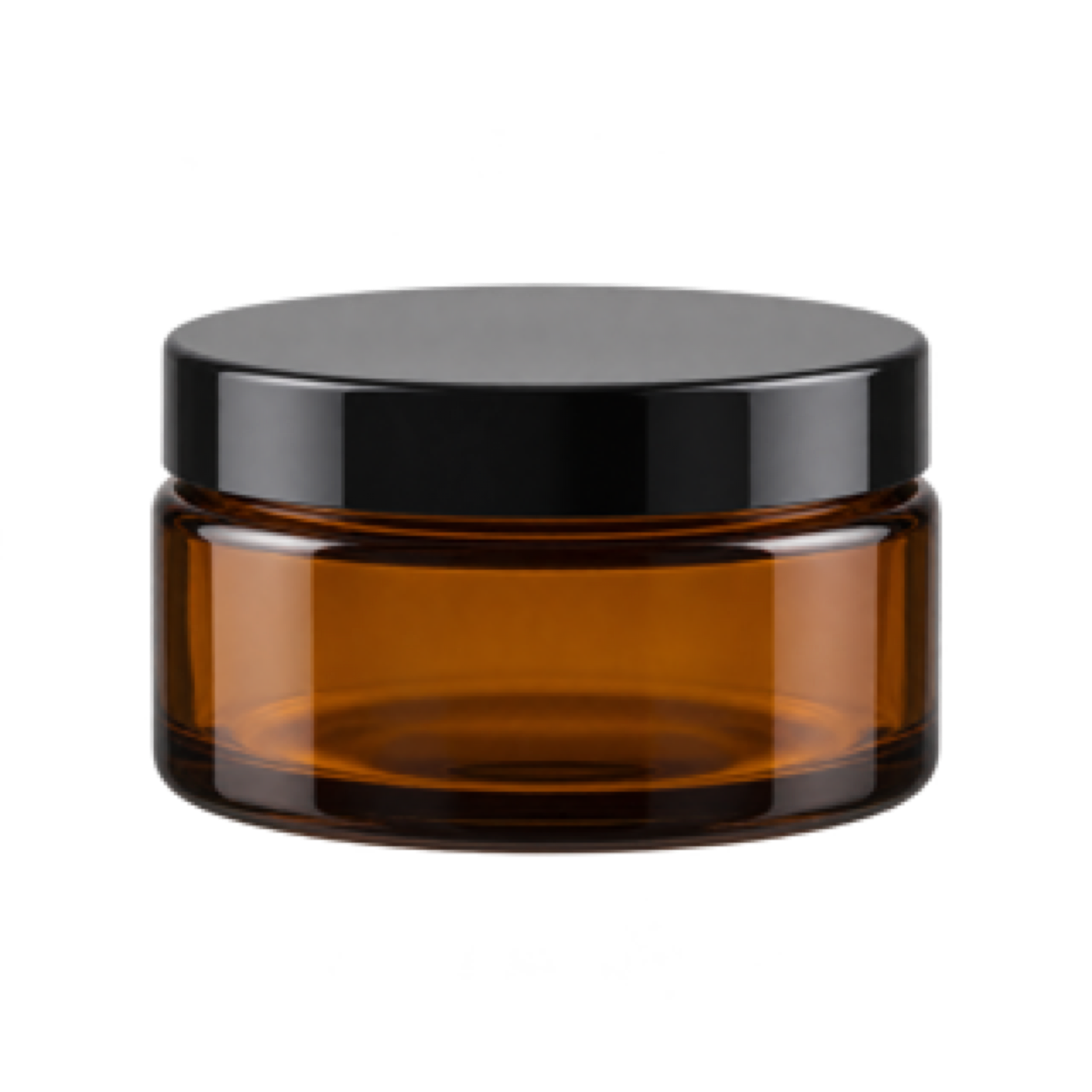 Bekas resin kosong tanpa jenama untuk mewakili kategori Shilajit